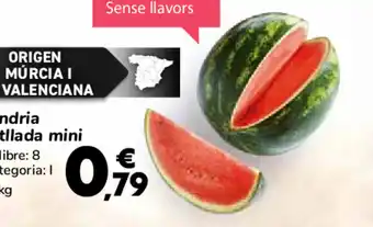 Carrefour Síndria ratllada mini oferta