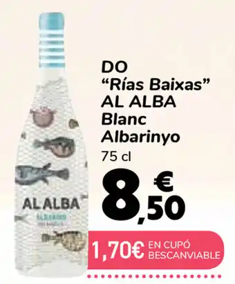 Carrefour Do "Rías Baixas" Al Alba Blanc Albarinyo 75 cl oferta