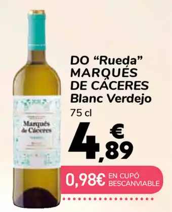 Carrefour Do "Rueda" Marquès De Cáceres Blanc Verdejo oferta