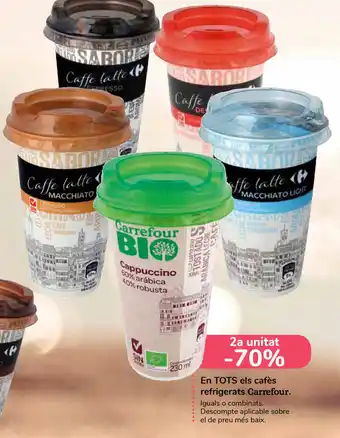 Carrefour En TOTS els cafès refrigerats Carrefour oferta
