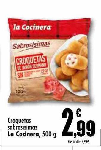 Unide Supermercados Croquetas sabrosísimas la cocinera oferta