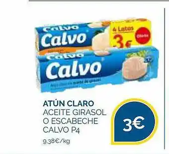 Supermercados La Despensa Atún claro aceite girasol o escabeche calvo oferta