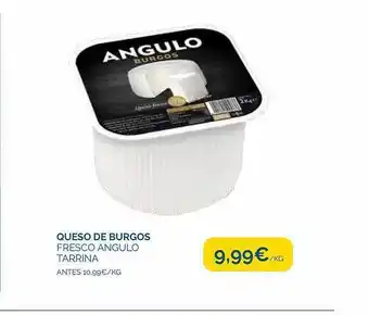 Supermercados La Despensa Queso de burgos fresco angulo tarrina oferta