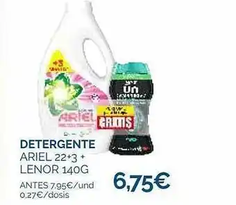 Supermercados La Despensa Detergente ariel lenor oferta