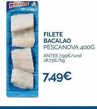 Supermercados La Despensa Filete bacalao pescanova oferta