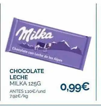 Supermercados La Despensa Chocolate leche milka oferta