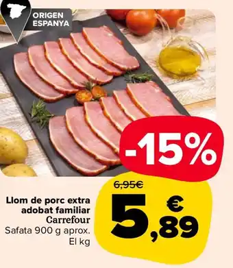 Carrefour Llom de porc extra adobat familiar oferta