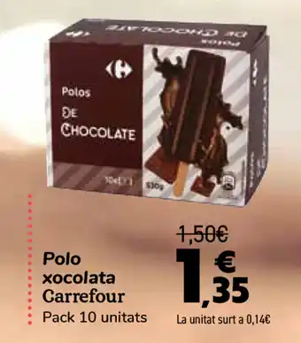 Carrefour Carrefour Polo xocolata oferta