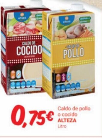 Supermercados Plaza CAldo De Pollo o Cocido Alteza oferta