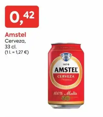 Suma Supermercados Amstel Cerveza, 33cl oferta