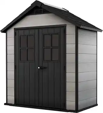 Amazon Keter oakland 754 casa para herramientas de jardín, gris oferta