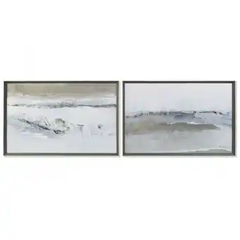 Pack de 2 cuadros en lienzo abstracto cu 180447