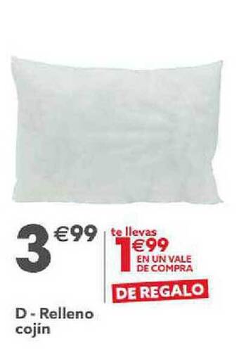 GiFi Relleno cojin oferta