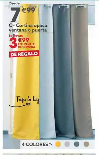 GiFi Cortina opaca ventana o puerta oferta