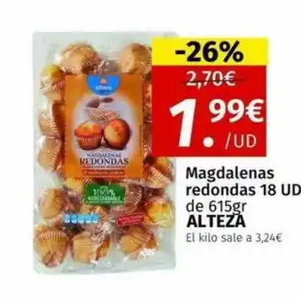 Maskom Supermercados Magdalenas redondas alteza oferta
