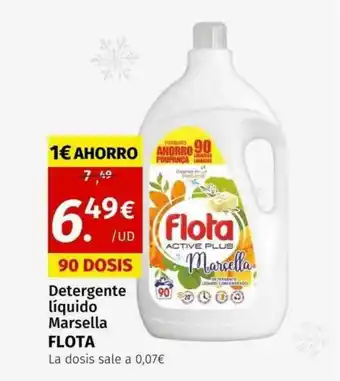 Maskom Supermercados Detergente líquido marsella flota oferta