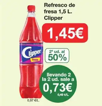 Spar La Palma Refresco de fresa clipper oferta
