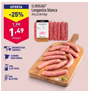 ALDI Longaniza Blanca oferta