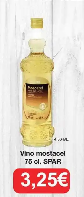 Spar La Palma Vino moscatel spar oferta