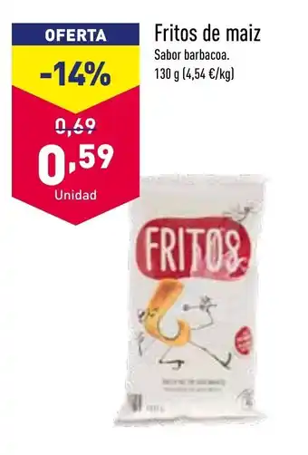 ALDI Fritos de Maiz oferta