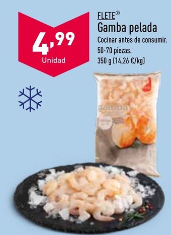 ALDI Gamba Pelada oferta