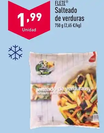 ALDI Salteado De Verduras oferta