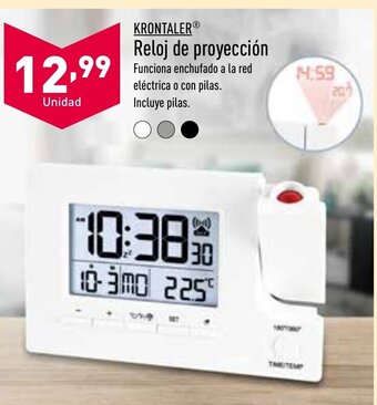 ALDI Reloj De Proyección oferta
