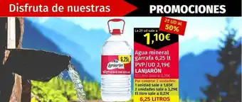 Maskom Supermercados Agua mineral lanjarón oferta