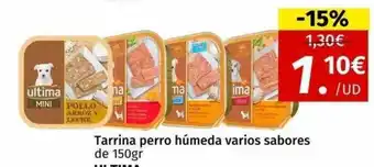 Maskom Supermercados Tarrina perro húmeda varios sabores oferta