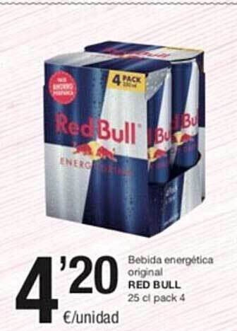 SPAR Bebida energética original red bull oferta