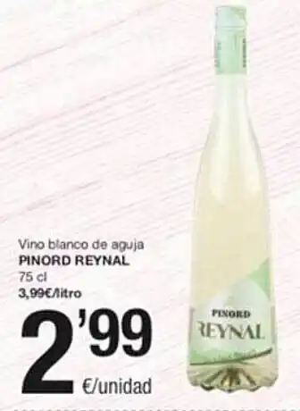 SPAR Vino blanco de aguja pinord reynal oferta