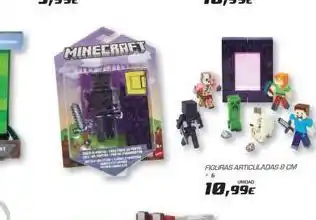 Toy Planet Minecraft .6 figuras articuladas 8 cm 10,99€ oferta