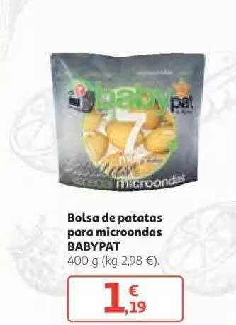 Alcampo Bolsa De Patatas Para Microondas Babypat 400g oferta
