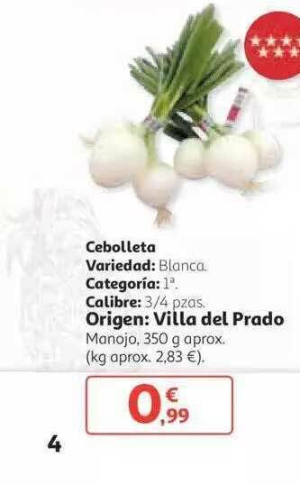 Alcampo Cebolleta oferta