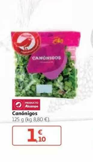 Alcampo Canónigos 125g oferta
