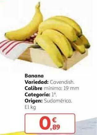 Alcampo Banana oferta