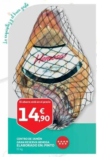 Alcampo Centro De Jamón Gran Reserva Hemosa Elaborado En Pinto oferta