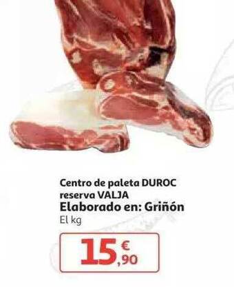 Alcampo Valja Centro De Paleta Duroc Reserva Elaborado En: Griñón oferta