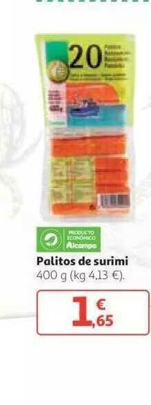 Alcampo Palitos De Surimi Krissia 400g oferta