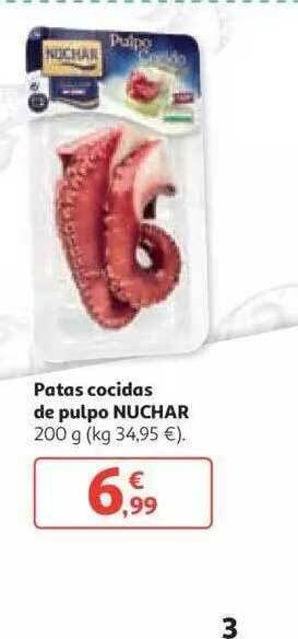 Alcampo Patas Cocidas De Pulpo Nuchar 200g oferta