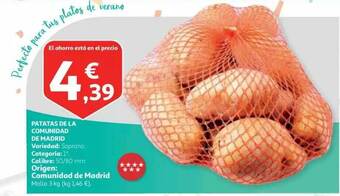 Alcampo Patatas Del La Comunidad De Madrid 3kg oferta