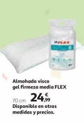 Alcampo Almohada Visco Gel Firmeza Media Flex 70cm oferta
