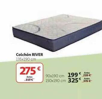 Alcampo Colchón River 135x190 cm oferta