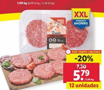 Lidl Hamburguesas oferta
