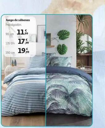 Alcampo Juego De Sábanas 150cm oferta