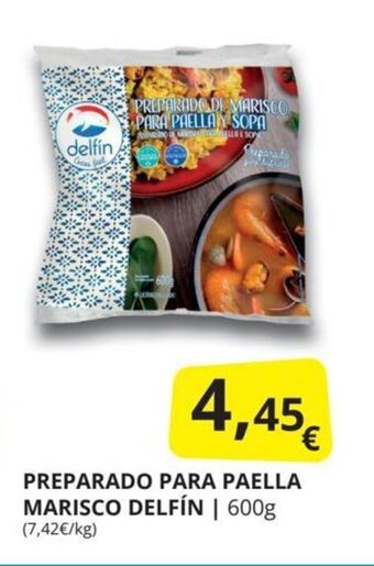 Supermercados MAS Preparado para paella marisco delfin oferta