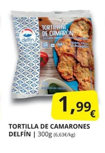 Supermercados MAS Tortilla de camarones delfin oferta