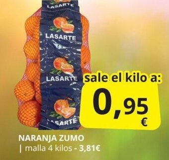 Supermercados MAS Naranja zumo oferta