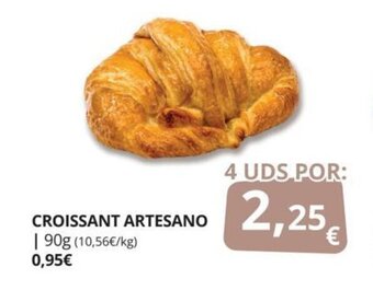Supermercados MAS Croissant artesano oferta