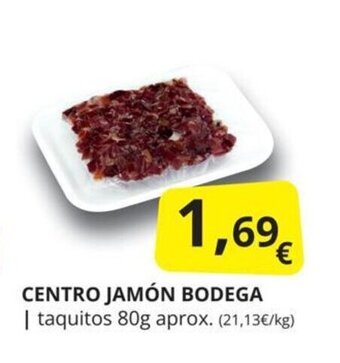 Supermercados MAS Centro jamón bodega oferta